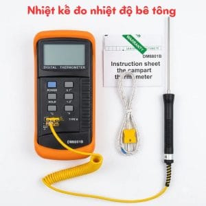 Nhiệt kế đo nhiệt độ bê tông DM6801B
