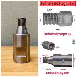 Cút chuyển ren mũi khoan rút lõi