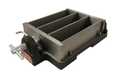 Khuôn đúc mẫu vữa xi măng 40x40x160 bằng gang