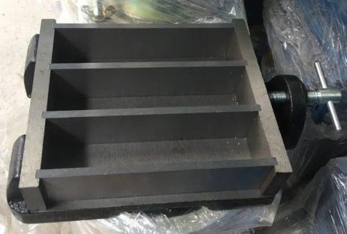 Khuôn đúc mẫu vữa xi măng 40x40x160 bằng gang