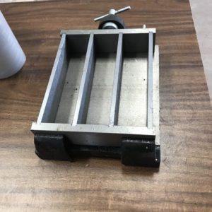 Khuôn đúc mẫu vữa xi măng 40x40x160 bằng gang