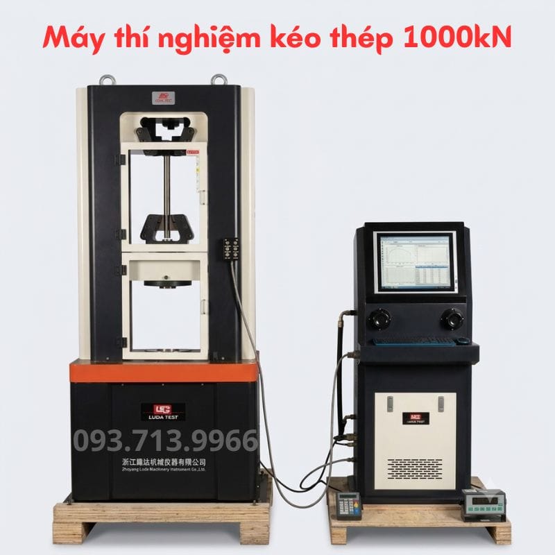 Máy-thí-nghiệm-kéo-thép-1000kN Máy thí nghiệm kéo thép 1000kN